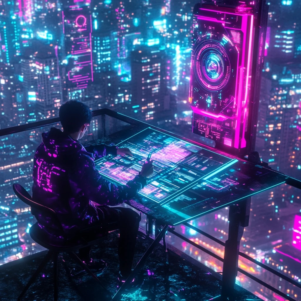 AIとデザイナーの協業イメージ