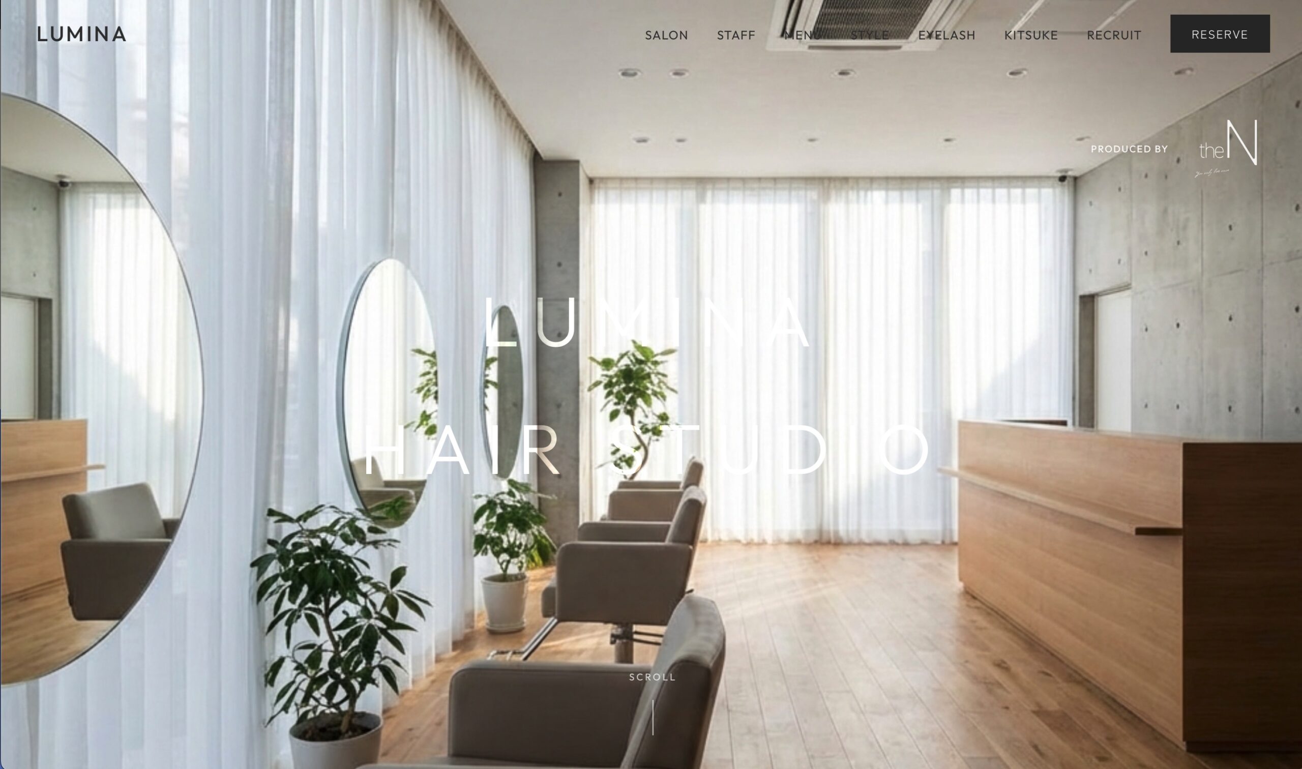 美容室・ヘアサロン ホームページ制作事例