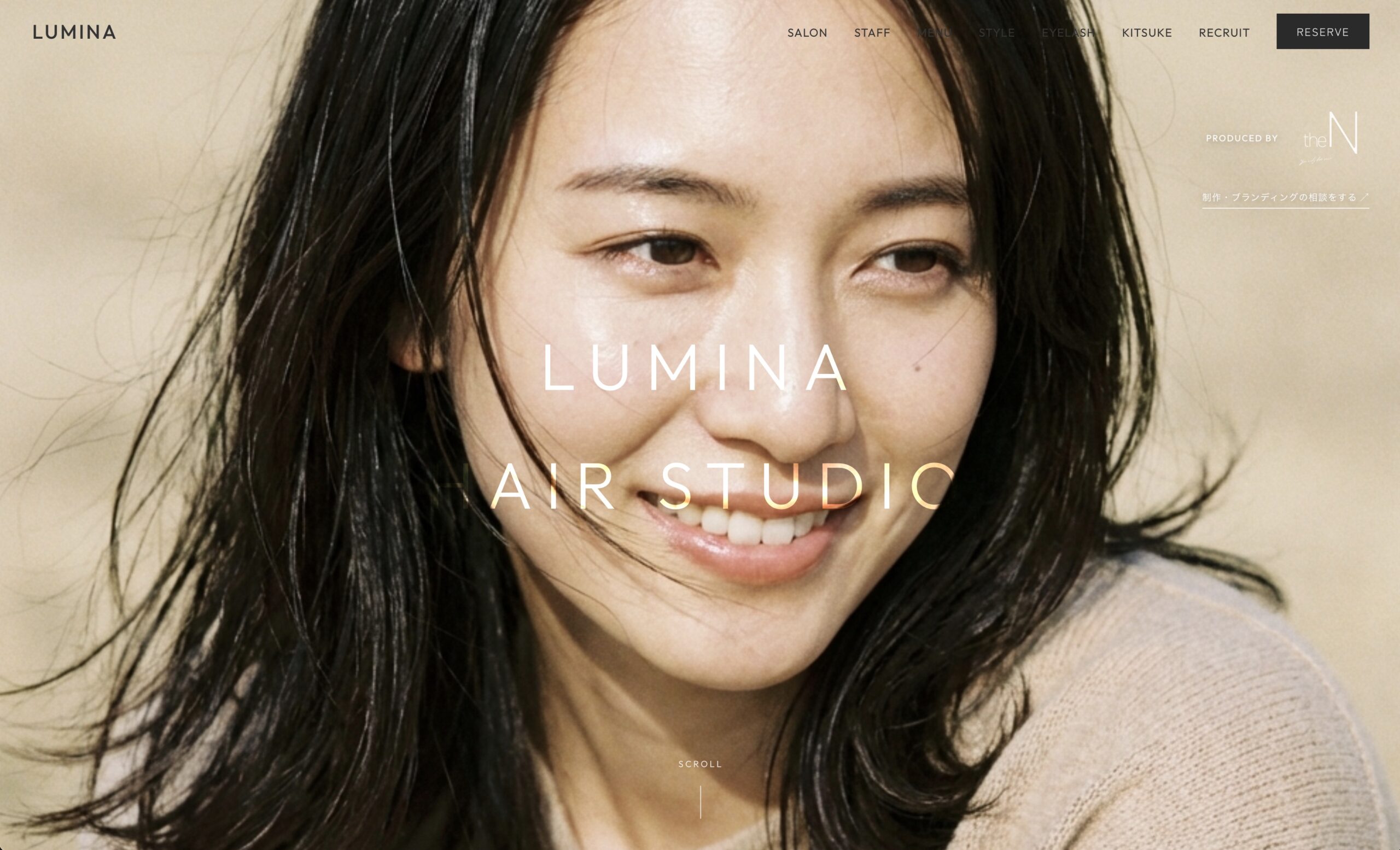 ヘアサロン サンプルサイト