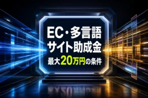 江戸川区のEC・多言語サイト助成金20万円枠の条件をまとめたサムネイル